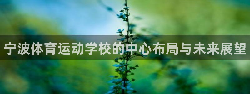 一竞技官方正版app集团官网网址：宁波体育运动学校的