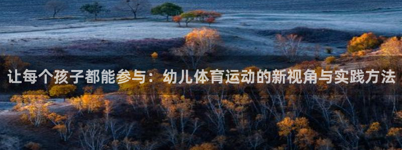 一竞技官网下载平台：让每个孩子都能参与：幼儿体育运动的新视角